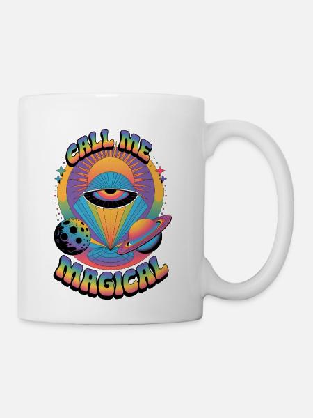 Enigmatic and Psychedelic – "Call Me Magical" Thir - Coffee/Tea Mug - white