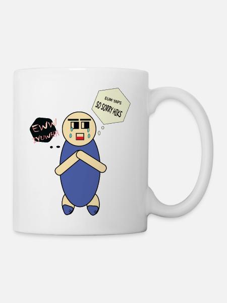 The Two-Faced Apology - Coffee/Tea Mug - white