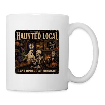 The Haunted Local - Last Orders at Midnight - Coffee/Tea Mug - white - Right