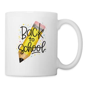 BacktoSchool Pencil Art - Coffee/Tea Mug - white - Right