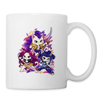 Kinetic Cat Clan Sword Warlords - Coffee/Tea Mug - white - Right
