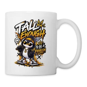 Graffiti Panda Streetwear Crown - Coffee/Tea Mug - white - Right