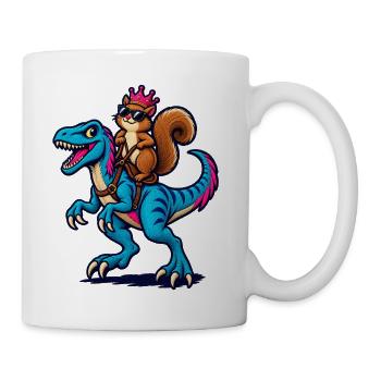 Squirrel Dinosaur - Coffee/Tea Mug - white - Right