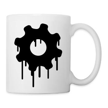 Gears Graffiti - Coffee/Tea Mug - white - Right