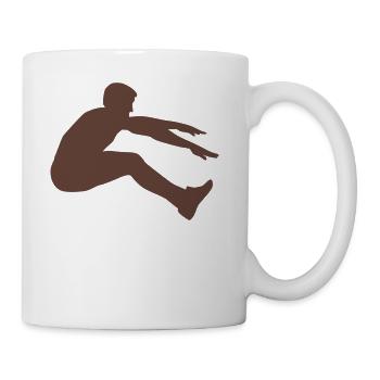 Long jump - Coffee/Tea Mug - white - Right