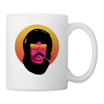 Dr Disrespect Retrowave - Coffee/Tea Mug - white - Right
