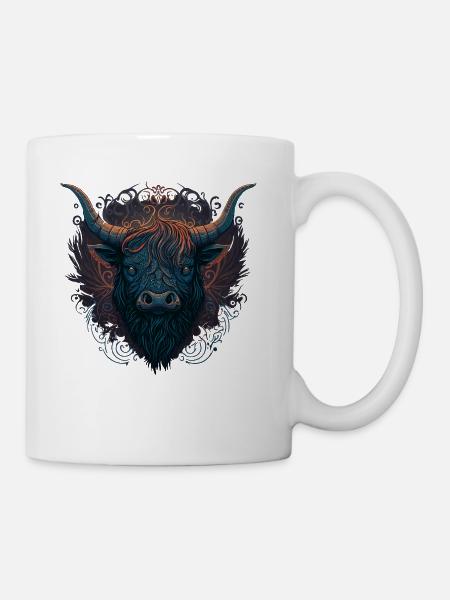Scottish highland cattle - Coffee/Tea Mug - white