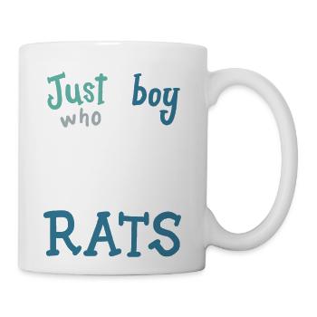 Rats Rat Lover - Coffee/Tea Mug - white - Right