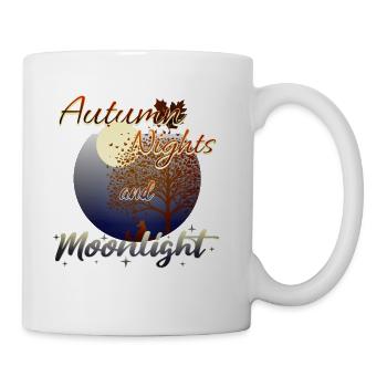 Autumn Nights and Moonlight - Coffee/Tea Mug - white - Right