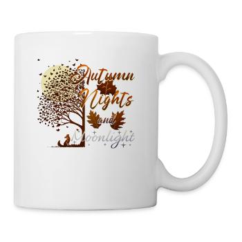 Autumn Nights and Moonlight - Coffee/Tea Mug - white - Right