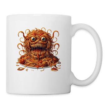 Spaghetti Bolognese Monster Attack - Coffee/Tea Mug - white - Right