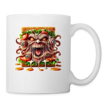 Terrifying Monster Sandwich - Coffee/Tea Mug - white - Right