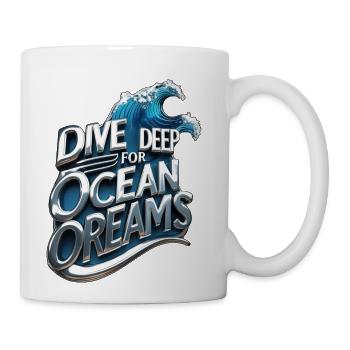 Ocean Dream Depths Wave Reverie - Coffee/Tea Mug - white - Right