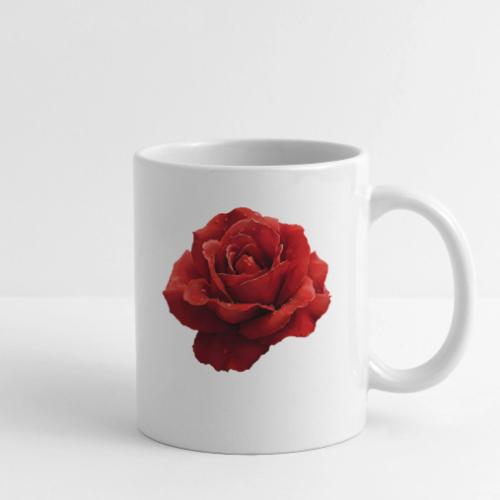 Rose: Crimson Dew Bloom - Coffee/Tea Mug
