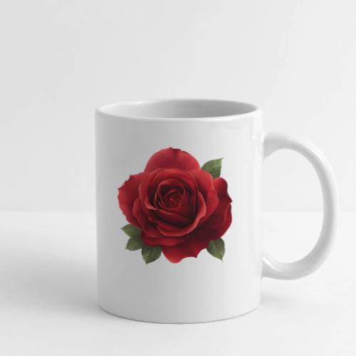 Rose: Crimson Bloom Elegance - Coffee/Tea Mug