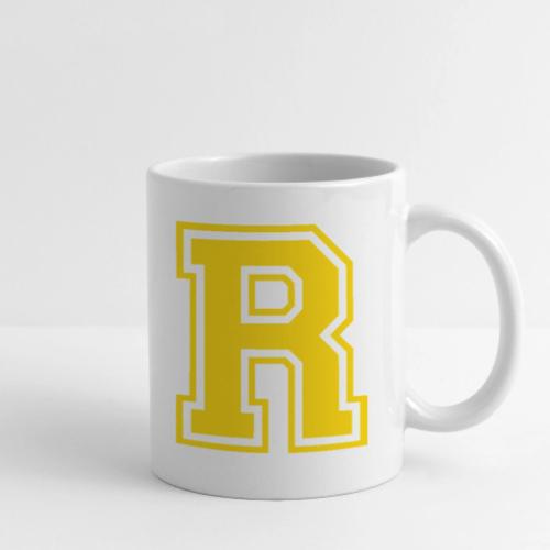 Letter R – Capital Athletic Alphabet Monogram - Coffee/Tea Mug