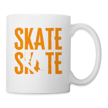 Skate Bold Skateboard Art - Coffee/Tea Mug - white - Right