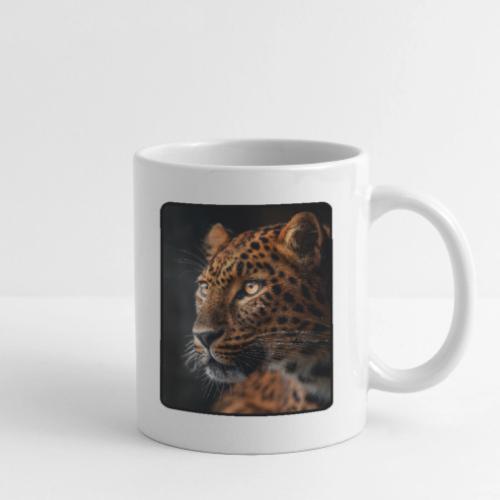 Amur Leopard Face Wildlife Design - Coffee/Tea Mug