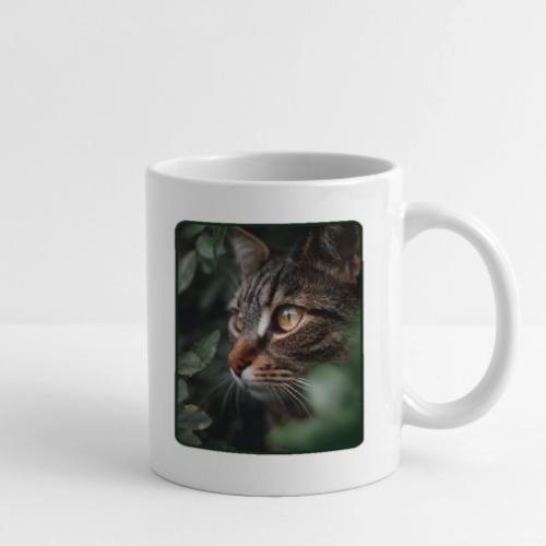 Tabby Cat Jungle Eyes Design - Coffee/Tea Mug