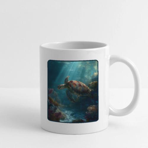 Sea Turtle Coral Reef Design - Coffee/Tea Mug