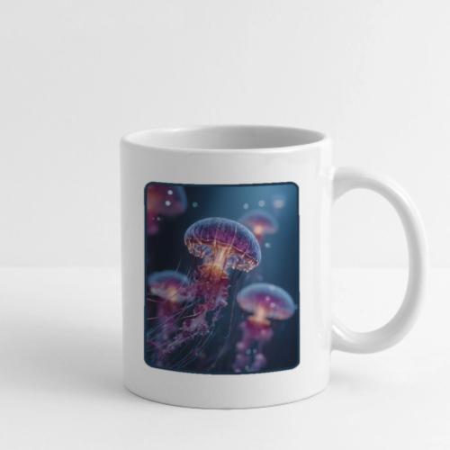 Glowing Jellyfish Deep Sea Design - Coffee/Tea Mug