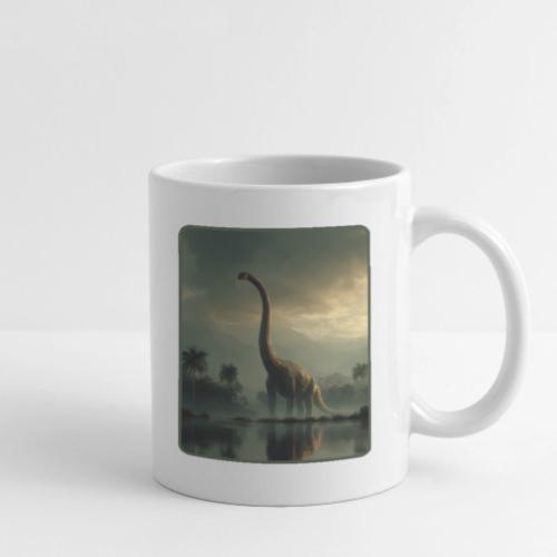 Brachiosaurus Misty Lake Design - Coffee/Tea Mug