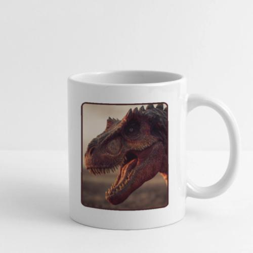 T Rex Roaring Close-Up Design - Coffee/Tea Mug