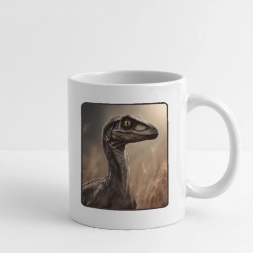 Velociraptor Feathered Portrait Design - Coffee/Tea Mug