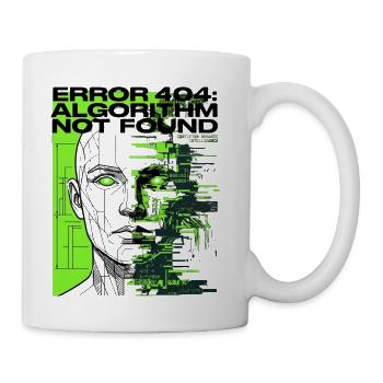 Error 404 Algorithm Not Found - Organic Intelligen - Coffee/Tea Mug - white - Right