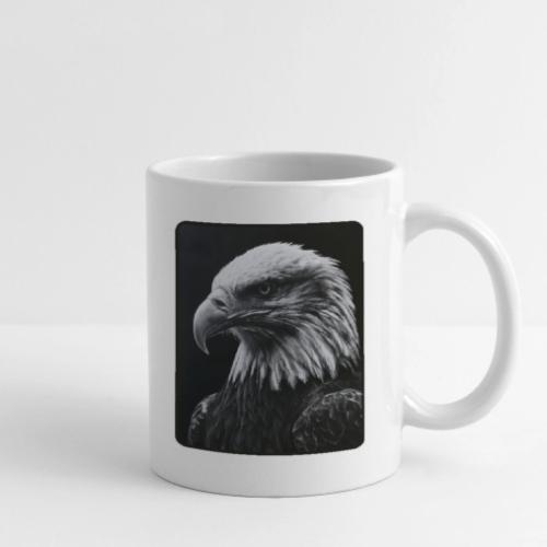 Black White Bald Eagle Design - Coffee/Tea Mug