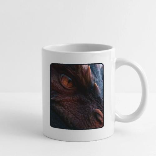Fierce Ancient Dragon Portrait Design - Coffee/Tea Mug