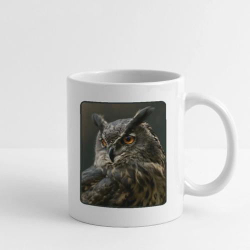 Eurasian Eagle Owl Portrait Design - Coffee/Tea Mug