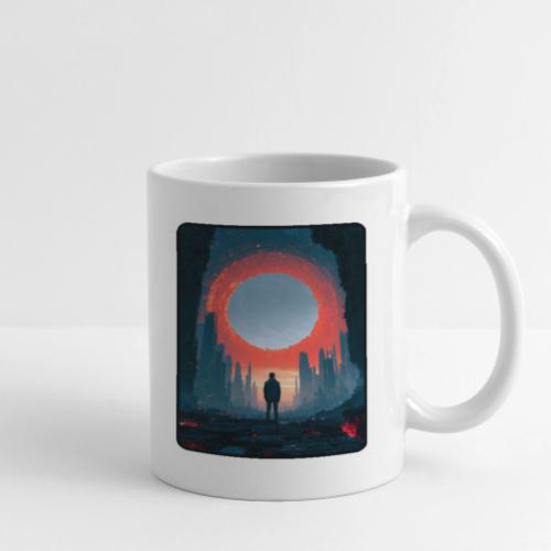 Cosmic Portal Future City Design - Coffee/Tea Mug