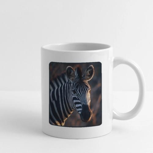 Majestic Zebra Sunset Portrait Design - Coffee/Tea Mug