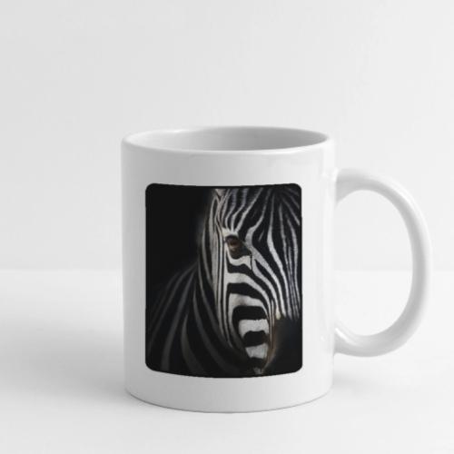 Zebra High Contrast Portrait Design - Coffee/Tea Mug