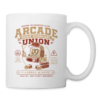 Arcade Repair Union Vintage - Coffee/Tea Mug - white - Right