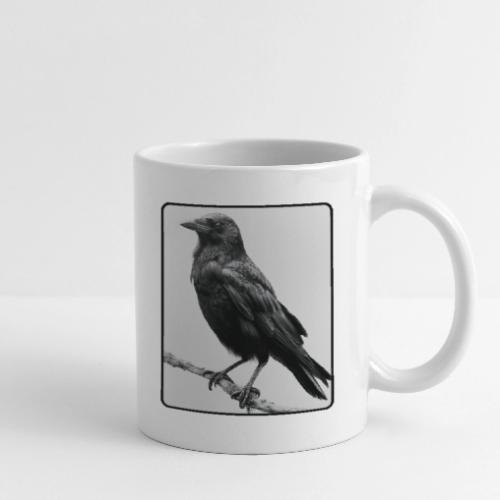 Raven Black and White Art Design - Coffee/Tea Mug