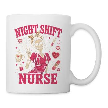 Halloween Nurse Ghost Costume - Coffee/Tea Mug - white - Right