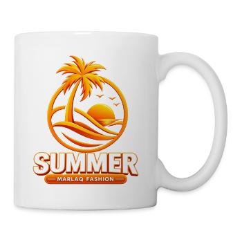 marlaq fashion summer - Coffee/Tea Mug - white - Right