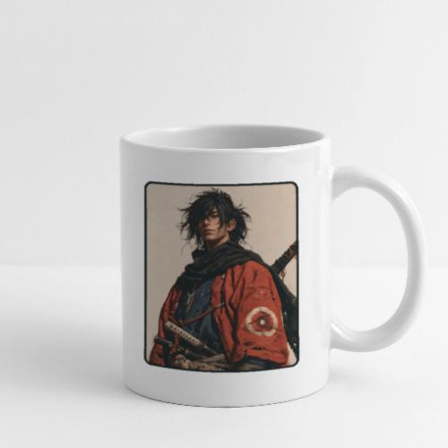 Young Samurai Warrior Portrait - Coffee/Tea Mug