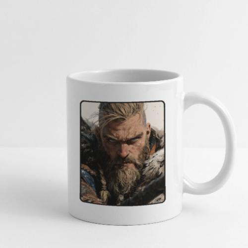 Fierce Viking Warrior Portrait - Coffee/Tea Mug