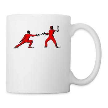 fencing - Coffee/Tea Mug - white - Right