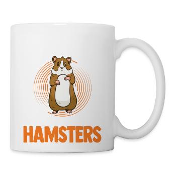 Hamster Gift Golden - Coffee/Tea Mug - white - Right