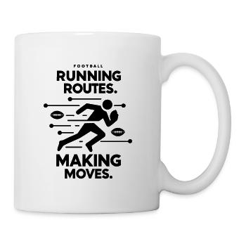 Running Routes Making Moves - Coffee/Tea Mug - white - Right
