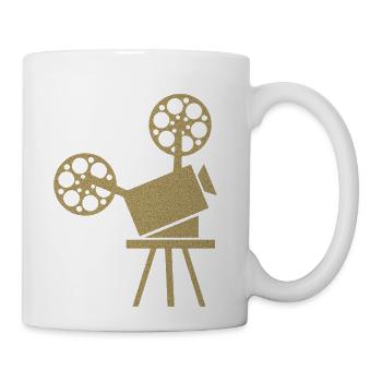 Golden Cinema Projector - Coffee/Tea Mug - white - Right