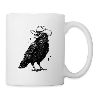 Cowboy Raven - Coffee/Tea Mug - white - Right