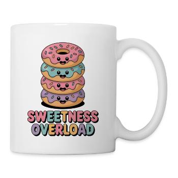 Sweetness Overload | Donut Kids - Coffee/Tea Mug - white - Right