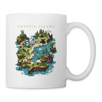 Cryptid Island - Coffee/Tea Mug - white - Right