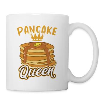 Pancake Queen Cute Breakfast Food Design - Coffee/Tea Mug - white - Right
