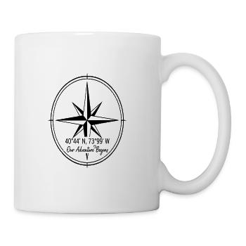 Compass Rose Adventure - Coffee/Tea Mug - white - Right